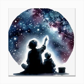 Stargazing Canvas Print