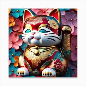 Lucky Cat 2 Canvas Print