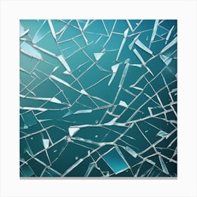 Broken Glass 7 Canvas Print