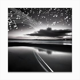 Music Notes 10 Canvas Print