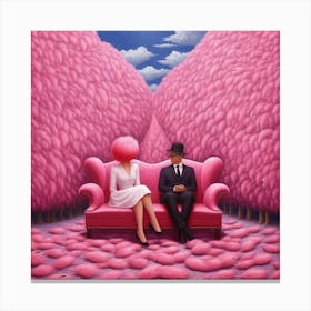 Pink Forest Canvas Print