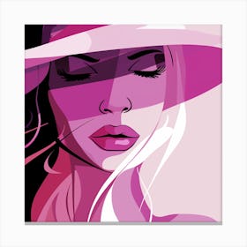 Purple Pink Beauty Canvas Print