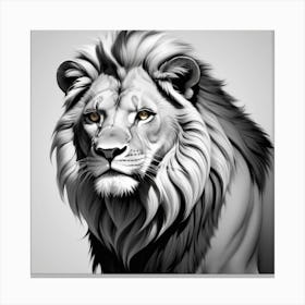 Lion Portrait 1 Canvas Print