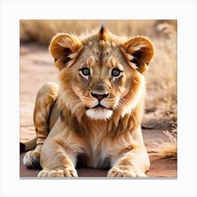 little lion Canvas Print