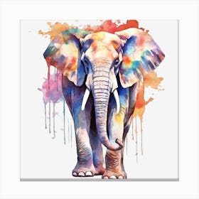 Elephant Painting 3 Canvas Print