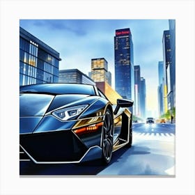 Car Art 40 Canvas Print