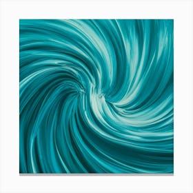 Abstract Swirl Painting Canvas Print