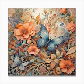 Colorful Butterflies 5 Canvas Print