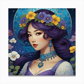 Chinese Girl Canvas Print