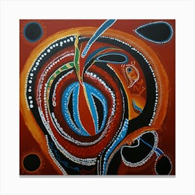 Aboriginal Painting 4 Canvas Print