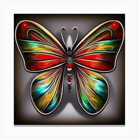 Colorful Butterfly Canvas Print