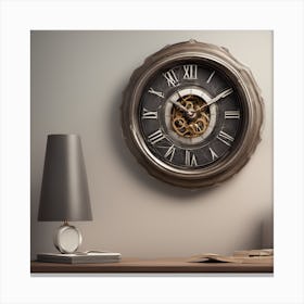 Clock Canvas Print