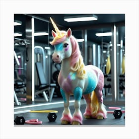 Leonardo Phoenix 10 A Majestic Unicorn With A Shimmering Coat 1 Canvas Print