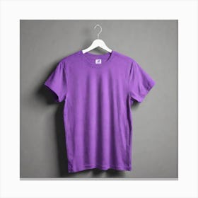 Purple T - Shirt 4 Canvas Print