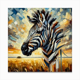 Stripes In Nature.AI 1 Canvas Print