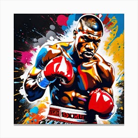 Boxer - Mike Tyson Canvas Print