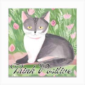 Think Positive Canvas Print