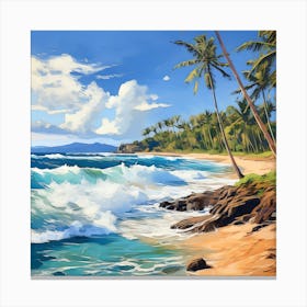 Hawaiian Beach Canvas Print