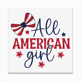 All American Girl 01 Canvas Print