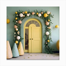 Yellow Door 2 Canvas Print