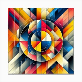 Abstract Geometric Design Canvas Print