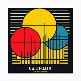 Bauhaus Exhibition print 1919 1 Canvas Print