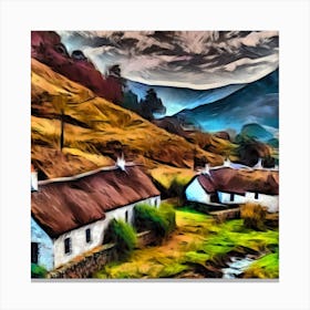 Scottish Highlands Village Series 4 Canvas Print