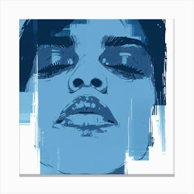 Woman'S Face 7 Canvas Print