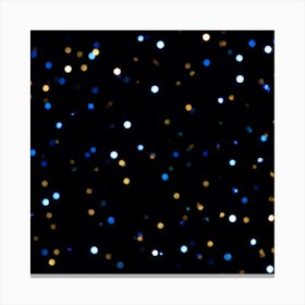 Abstract Pattern Of Bling And Glittering Diamonds Evoking A Magical Cosmic Party Atmosphere With R (3) Canvas Print