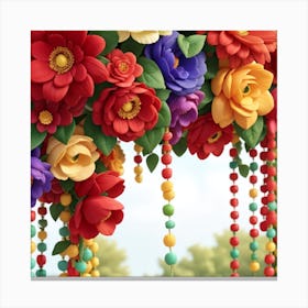 Colorful Flowers Canvas Print