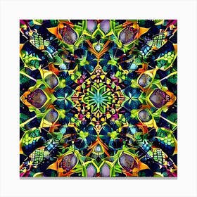 Psychedelic Mandala 32 Canvas Print