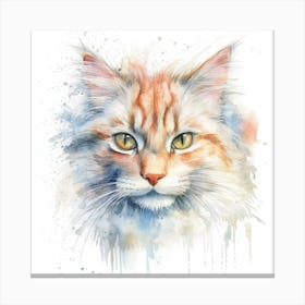 Dwelf Cat Portrait 1 Canvas Print