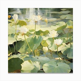 White Lotus Canvas Print