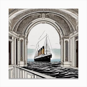 Titanic Canvas Print