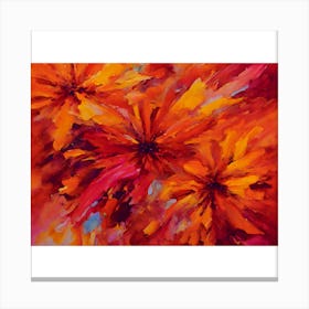 Flora Abstract Canvas Print