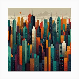 Cityscape 39 Canvas Print