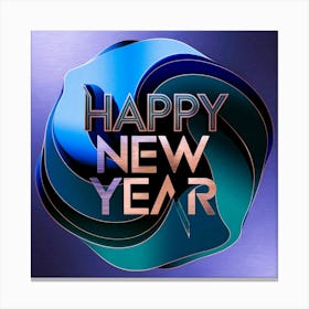 Happy New Year 7 Canvas Print