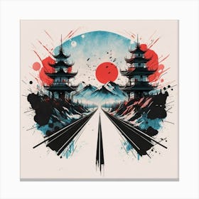 Asian Landscape Canvas Print