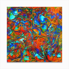 Abstract painting art 34 Canvas Print