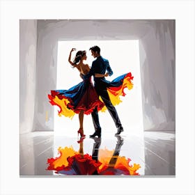 Dancers 1 Canvas Print