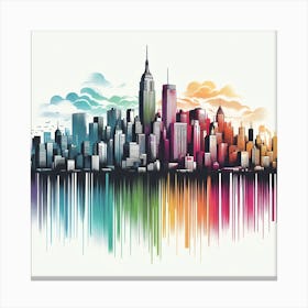 New York City Canvas Art 4 Canvas Print