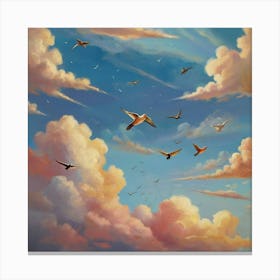 Birds In The Sky 1 Canvas Print