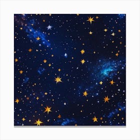 Stars In The Sky colors Canvas Print