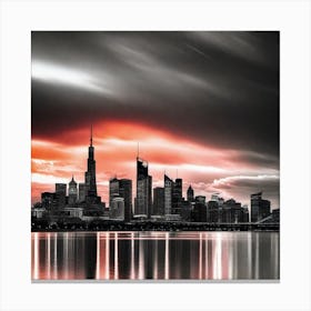 Chicago Skyline 13 Canvas Print