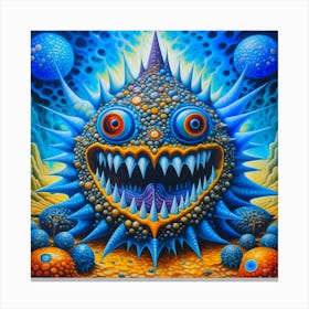 Psychedelic Monster 1 Canvas Print