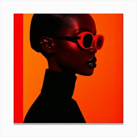 Woman In Sunglasses 3 Canvas Print