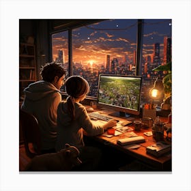 Cityscape Canvas Print