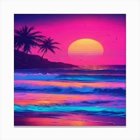 Sunset Painting Canvas Print