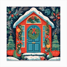 Christmas House 3 Canvas Print