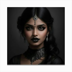 Gothic Indian Allure Canvas Print